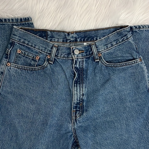Vintage Levi’s 512 Slim Fit Tapered Leg 90s Mom Jeans Size 12 - Picture 8 of 11